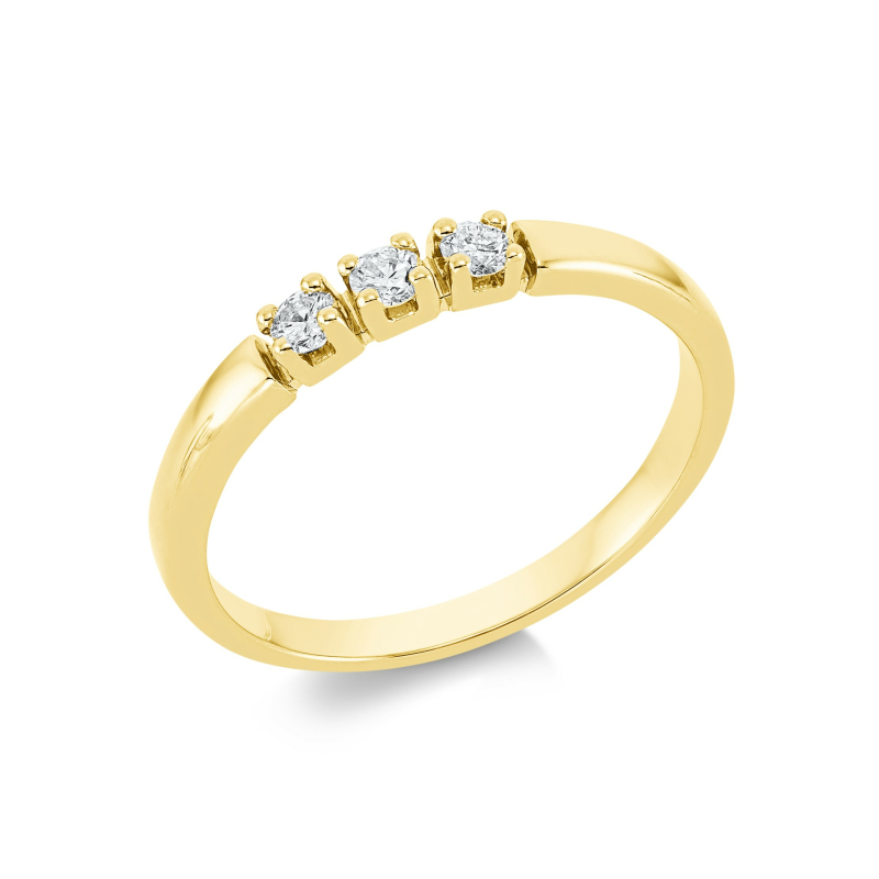 Brillant Ring 0,15 ct 750/ 18 K Gold