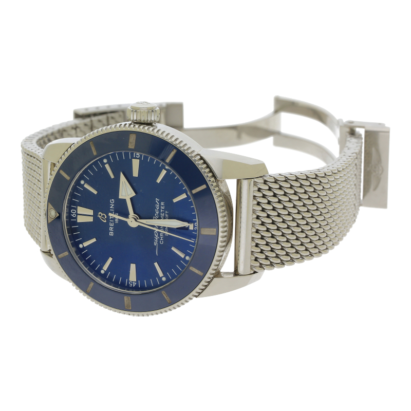 Breitling Superocean Heritage II B20 AB2030 Edelstahl 44mm Blau 2021 Full Set COSC