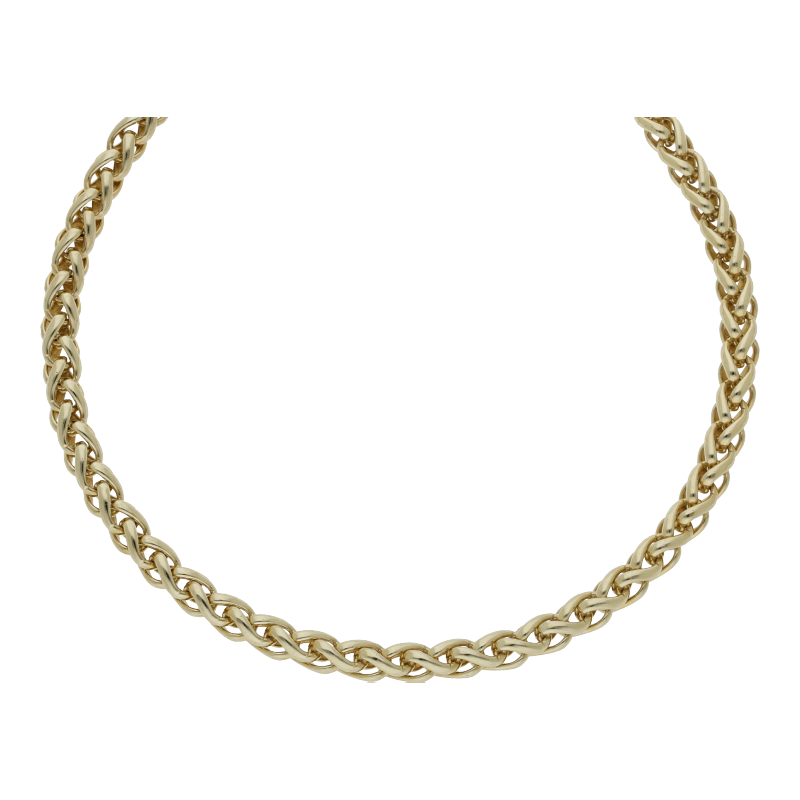 Zopfkette 585 Gold 50 cm Länge