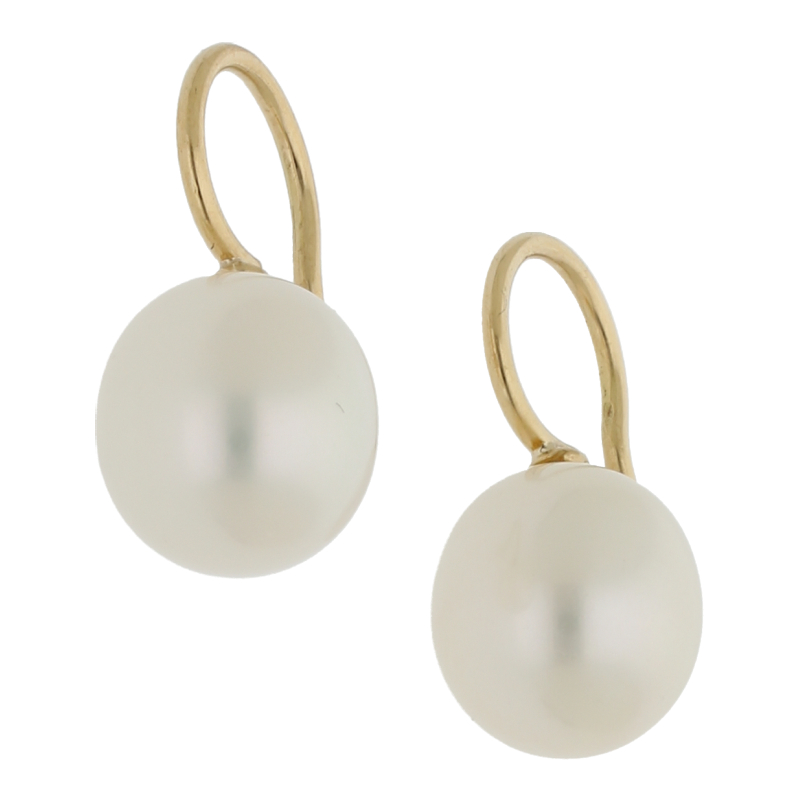 Zuchtperle Ohrhänger 750/ 18 K Gold