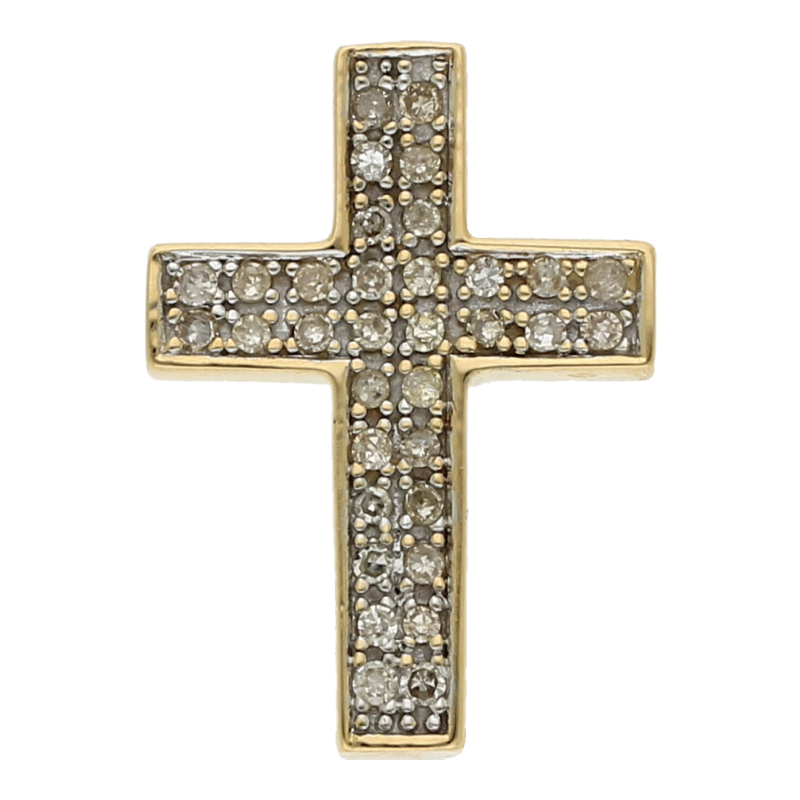 Diamant Kreuz 585/ 14 K Gold