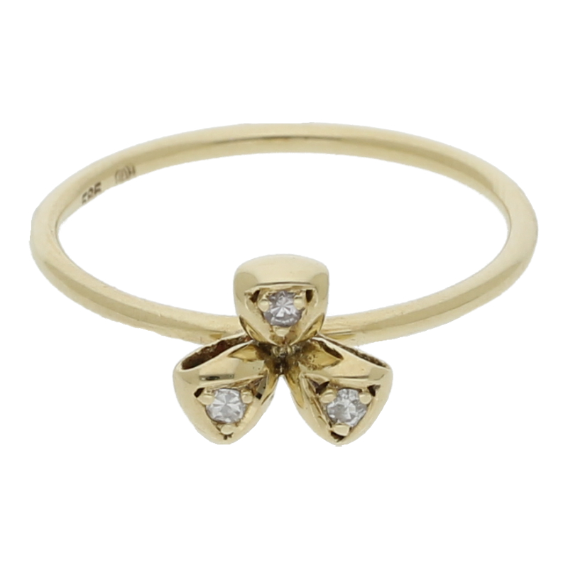 Diamant Ring 585/ 14 K Gold