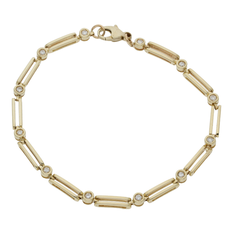 Brillant Armband 585/ 14 K Gold