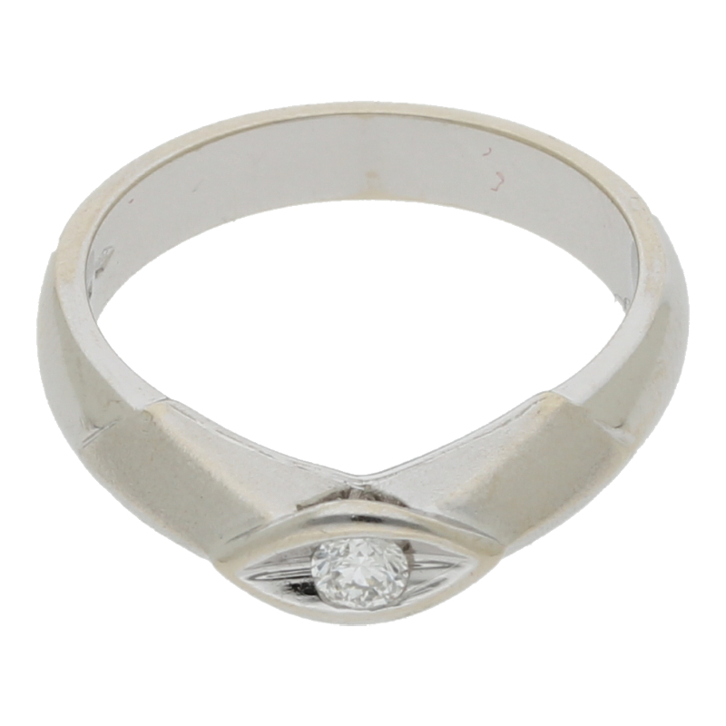 Brillant Solitär Ring 750/ 18 K Gold