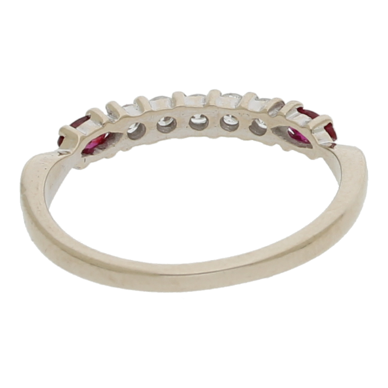 Rubin Brillant Ring 750/ 18 K Gold