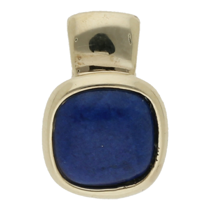 Farbsteinanhänger 375/9 K Gelbgold Lapis Länge 1,4 cm Breite 0,9 cm