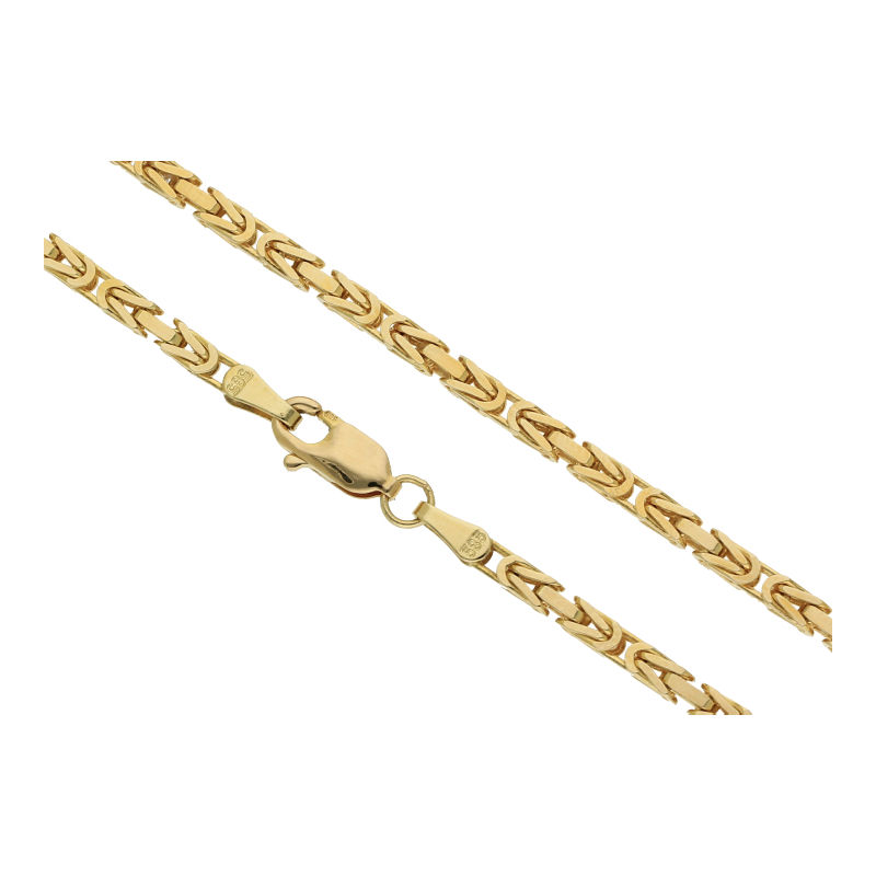 Königskette 46 cm Länge 585/ 14 K Gold