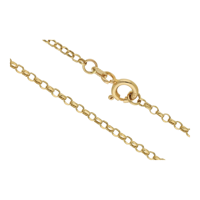 Erbskette 46 cm Länge 585/ 14 K Gold