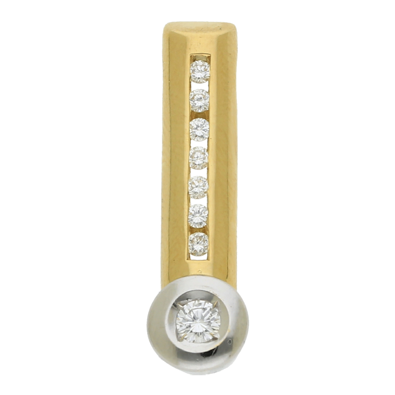 Brillant Anhänger 585/ 14 K Gold