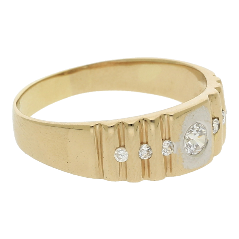 Herren Ring 585/ 14 K Gold