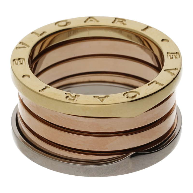 Bvlgari B Zero Ring Tricolor 750 Gold Gr 54