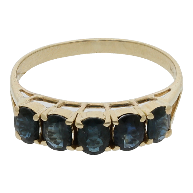 Saphir Ring 585/ 14 K Gold
