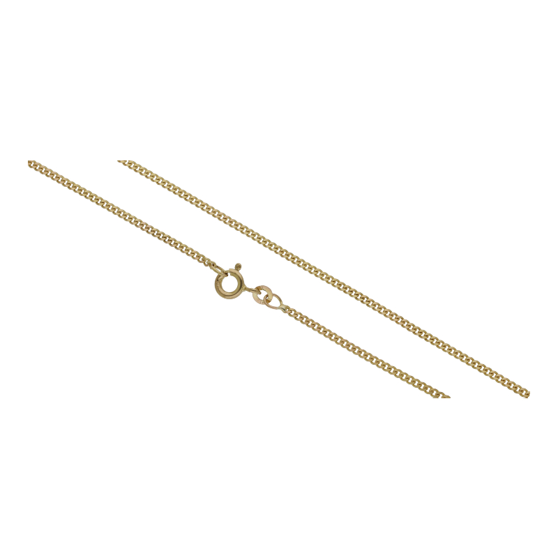 Panzer Kette 38 cm Länge 333/ 8 K Gold