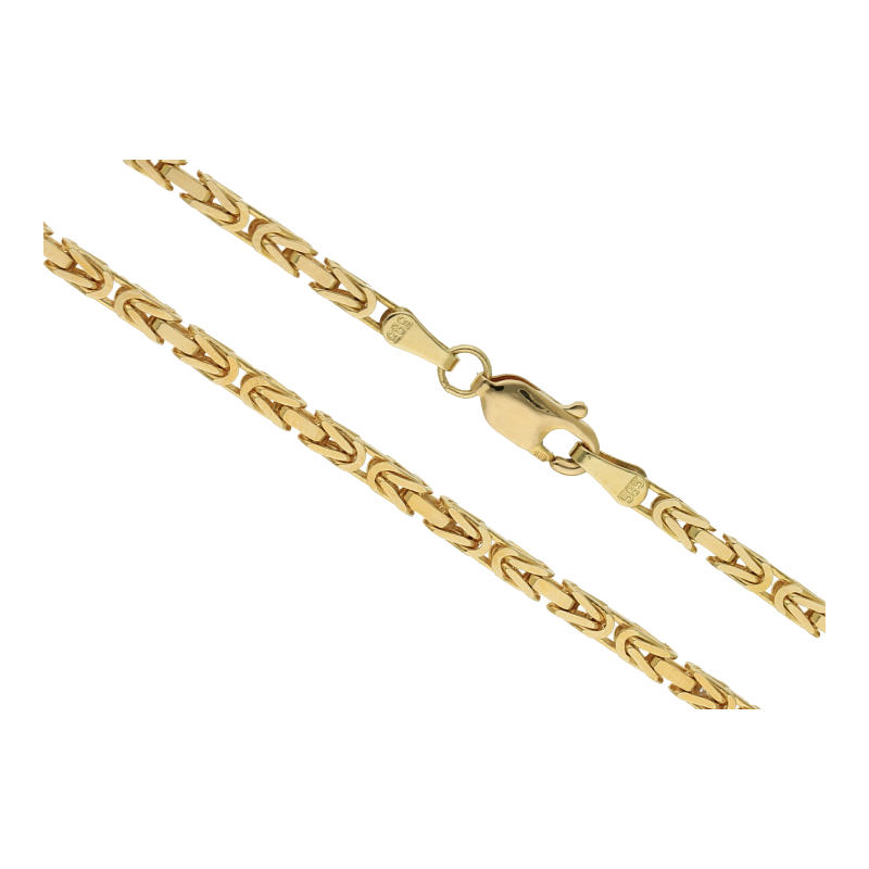 Königskette 46 cm Länge 585/ 14 K Gold