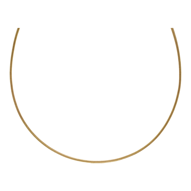Halskette 585/14 K Gelbgold Schlangenkette Länge 45 cm