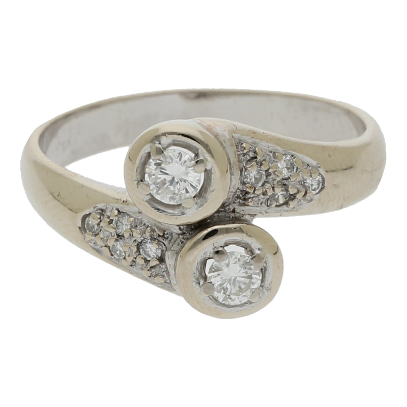 Brillant Ring 585 Weißgold