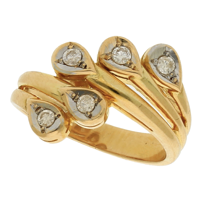 Brillant Ring 750/ 18 K Gold