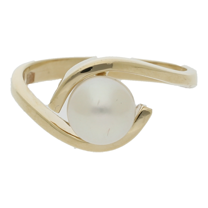 Zuchtperle Ring 585/ 14 K Gold