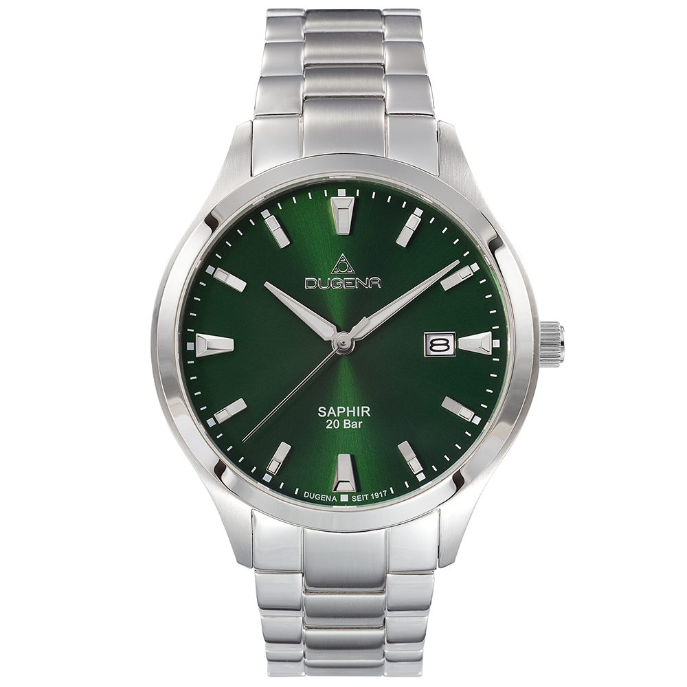 Dugena Herren Armbanduhr Edelstahl