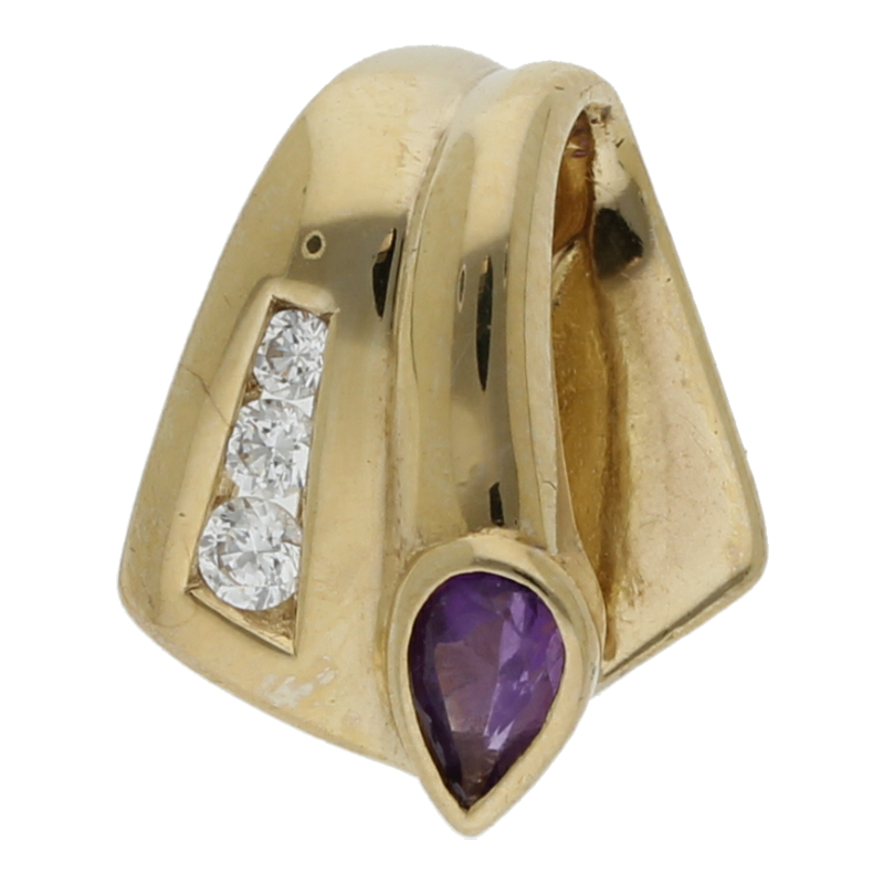 Amethyst Anhänger 333/ 8 K Gold