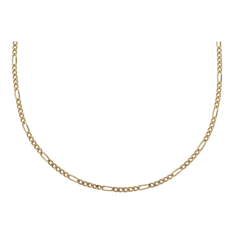 Figaro Kette 45 cm Länge 585/ 14 K Gold