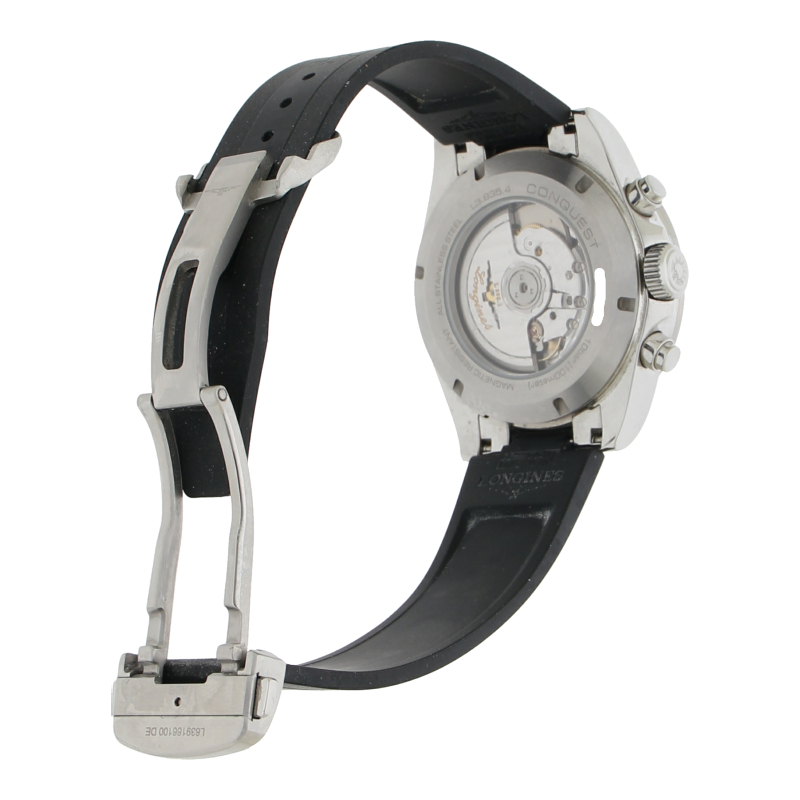Longines Conquest Chronograph L3.835.4 Automatik Full Set 2024 Kautschukband