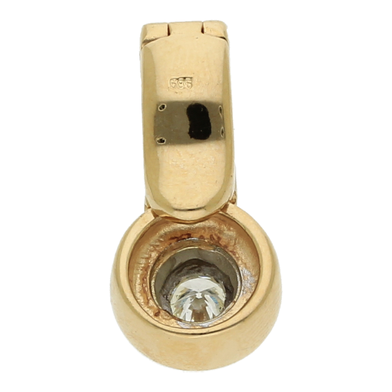 Brillant Anhänger Clip 585/ 14 K Gold
