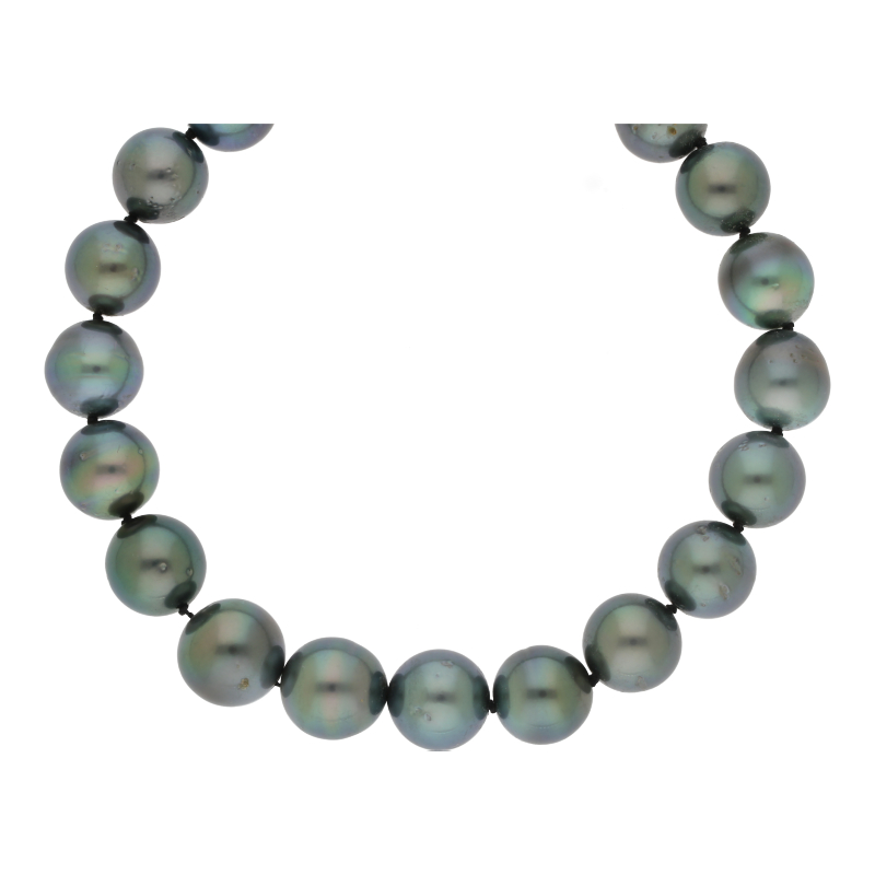 Tahiti Perlencollier 10,3-12,6 mm/Wert ca. 7.300€
