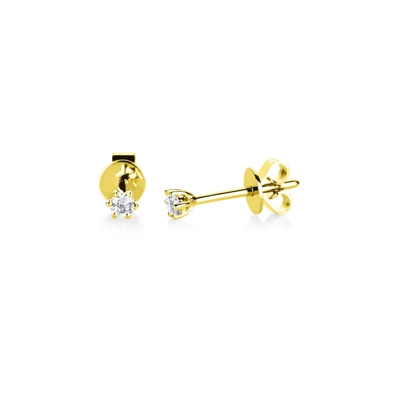 Brillant Ohrstecker 0,15 ct 750/ 18 K Gold