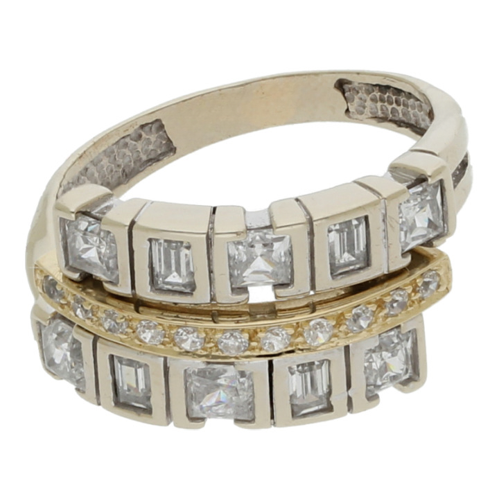 Ring 585/14 K Bicolor
