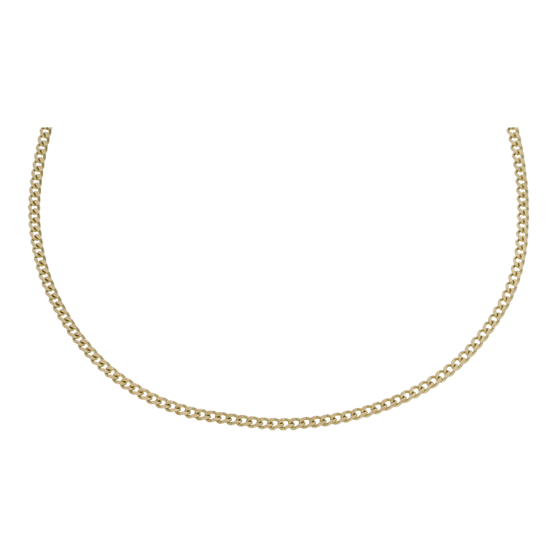 Panzer Kette 50 cm Länge 333/ 8 K Gold