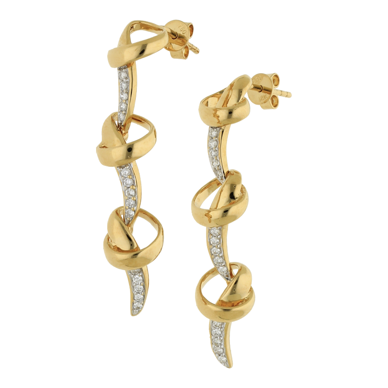 Brillant Ohrhänger 750/ 18 K Gold