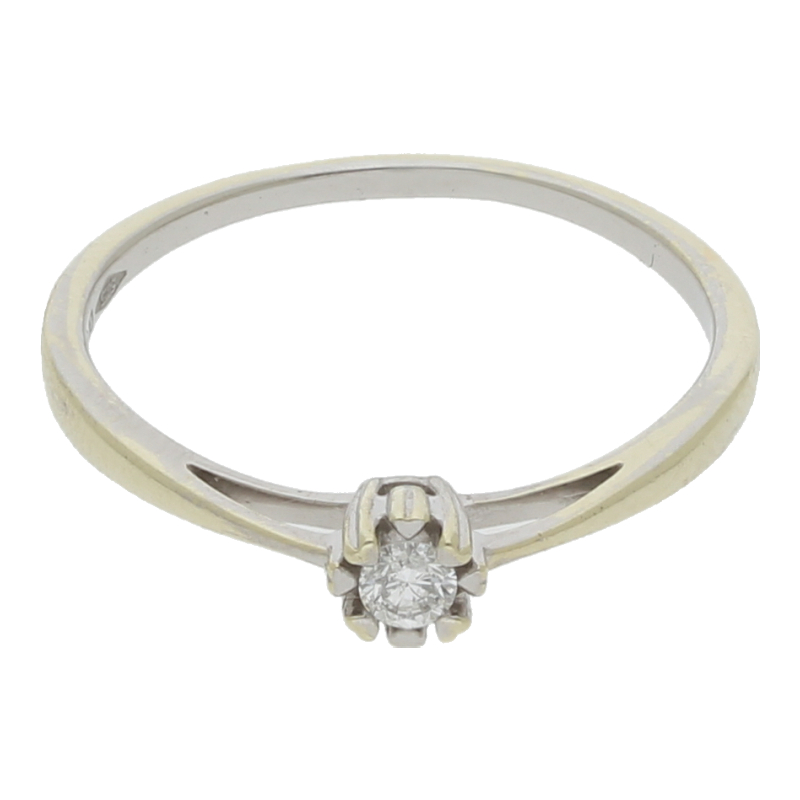 Brillant Solitär Ring 585/ 14 K Gold