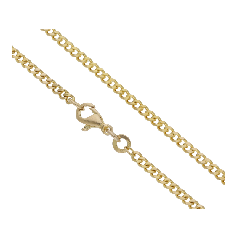 Panzer Kette 52 cm Länge 333/ 8 K Gold