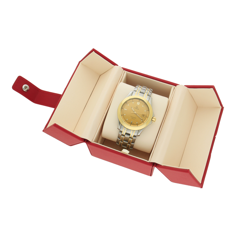 Omega Seamaster 120 Ref. 2311.10.00 Stahl/Gold Quarz 1994 Revision 2026 Top Zustand Full Set