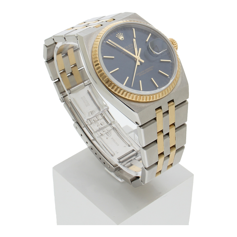 Rolex Datejust Oysterquartz 17013 Stahl/Gold Blaues Zifferblatt | Jahr 1983 | Full Set mit Papieren & Servicekarte