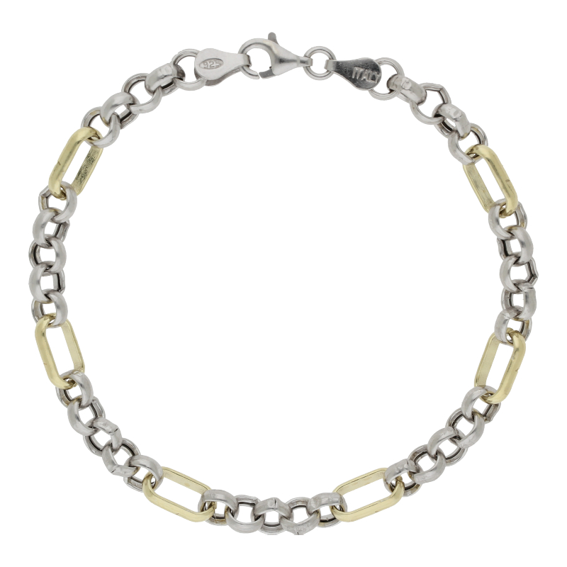 Armschmuck 925 Silber-vergoldet Länge 18 cm