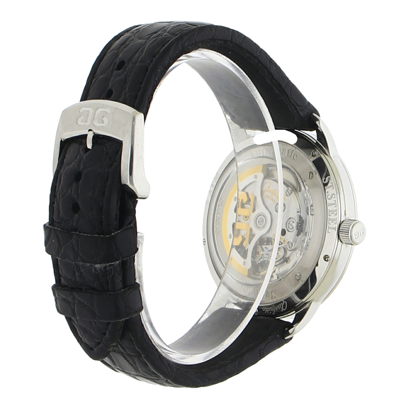 Glashütte Original Senator Sixties Panoramadatum 39-47-01-02-04 Edelstahl 42mm Automatik Full Set 2010
