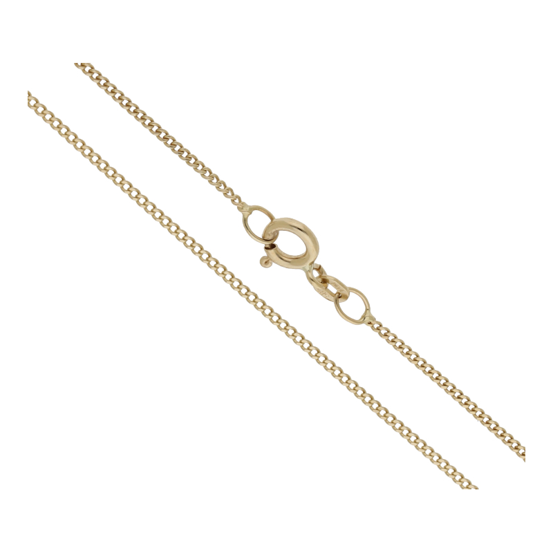 Panzer Kette 42 cm Länge 585/ 14 K Gold