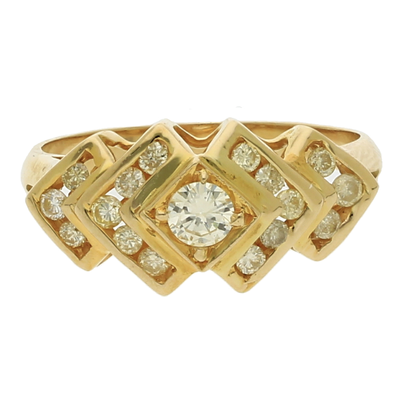 Brillant Ring 585/ 14 K Gold