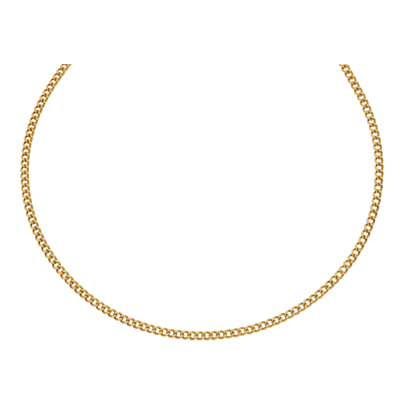 Panzer Kette 47 cm Länge 333/ 8 K Gold