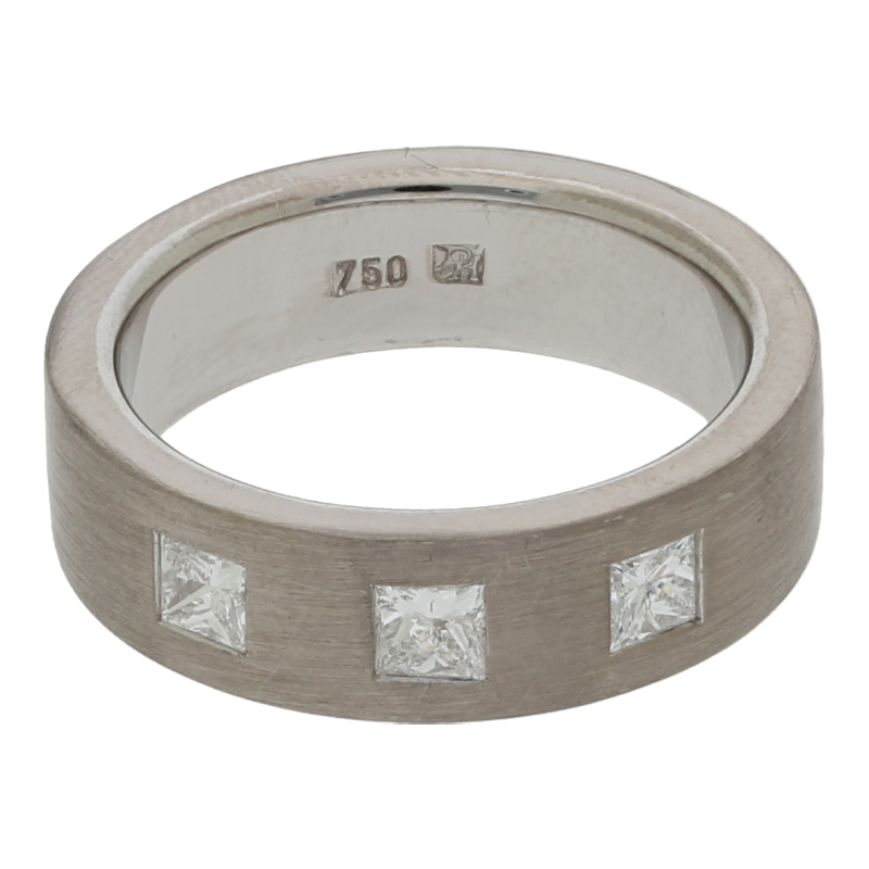 Princess Diamanten Ring 750/ 18 K Gold