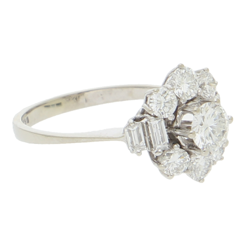 Lupenreiner Brillant Ring/ 1,7 ct/ Expertise ca. 7800€
