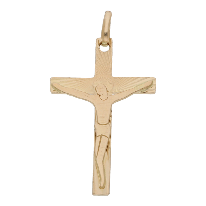 Kreuz Anhänger 750/ 18 K Gold