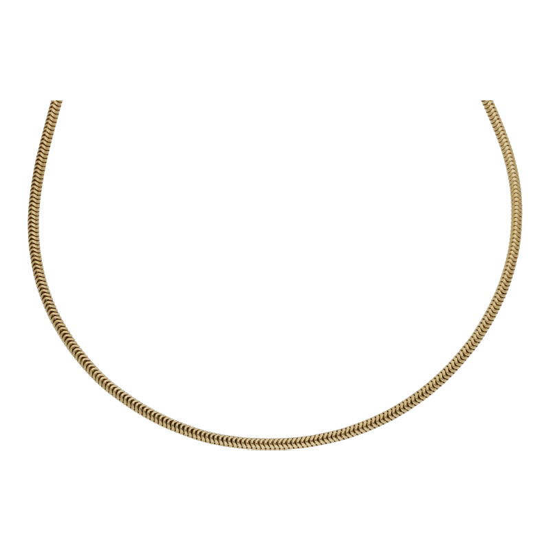 Schlangen Kette 46 cm Länge 585/ 14 K Gold