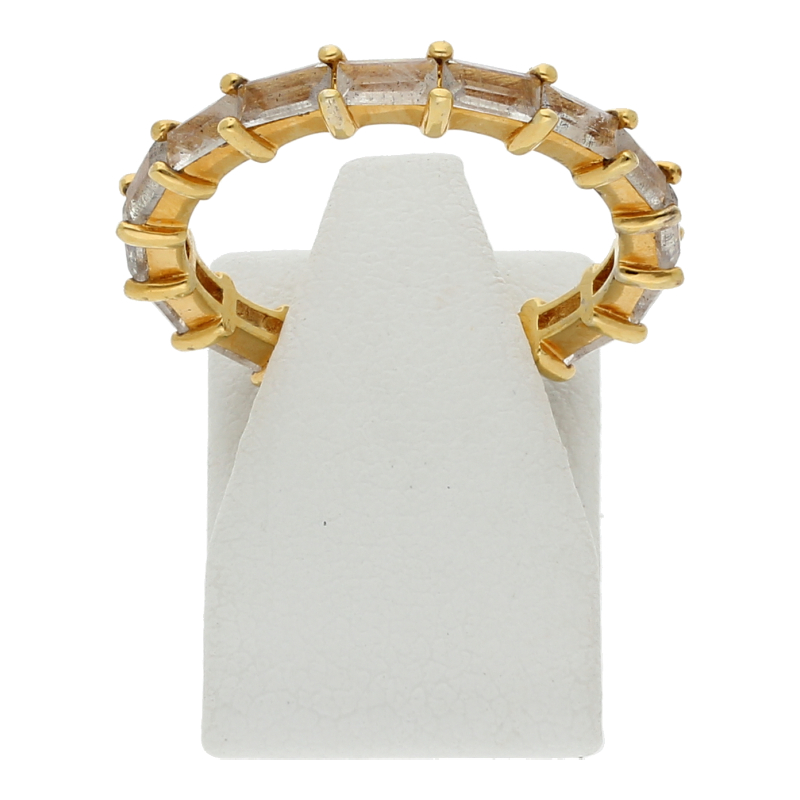 Ring 925 Silber-vergoldet Farbsteine