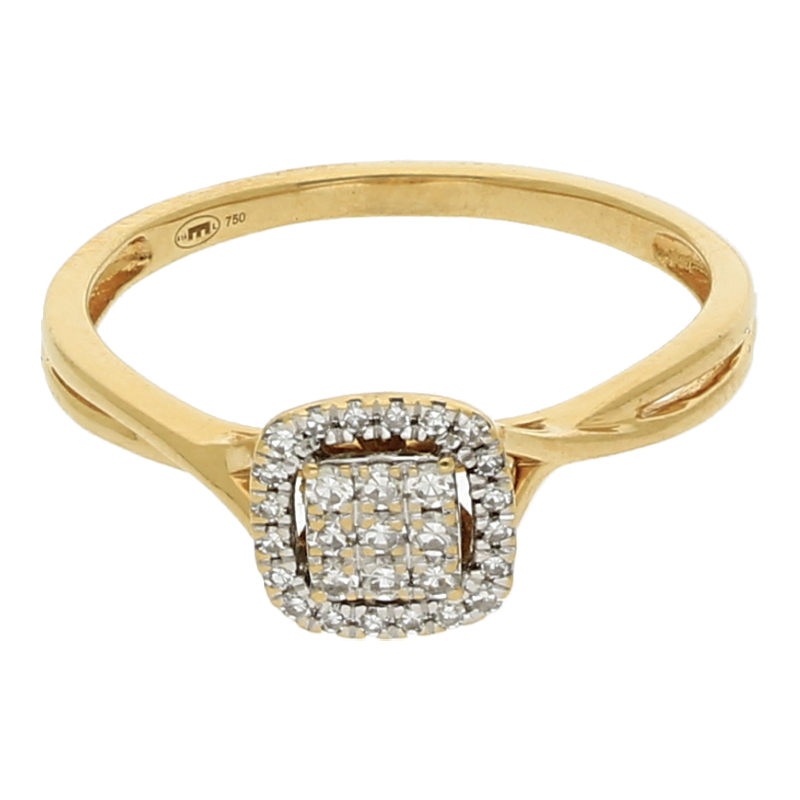 Diamant Ring 750/ 18 K Gold