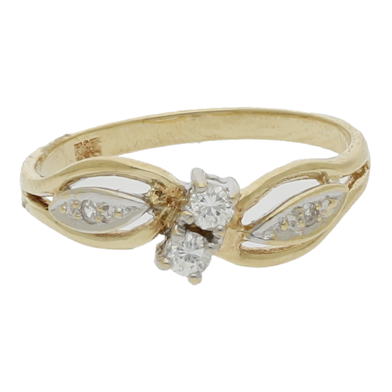 Brillant Diamant Ring 585/ 14 K Gold