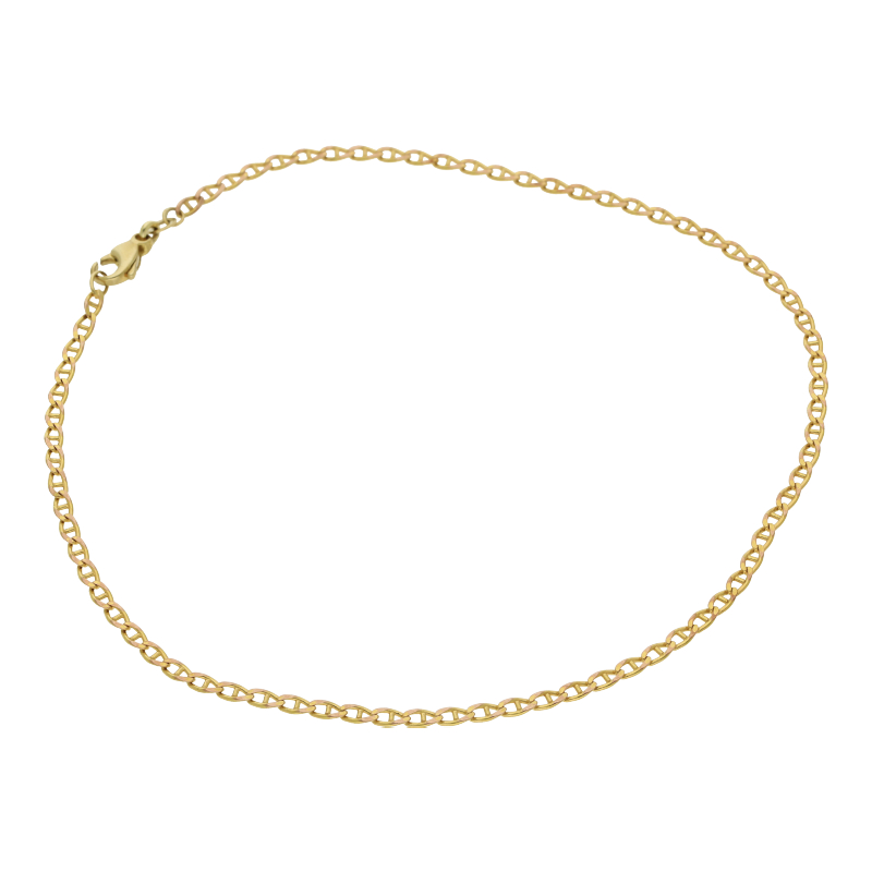 Fußkettchen 333 Gold L 26 cm B 2,1 mm