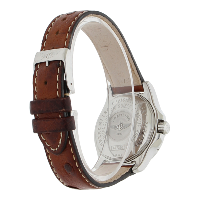 Breitling Colt Oceane A77380 Quarz 33mm Edelstahl Lederband